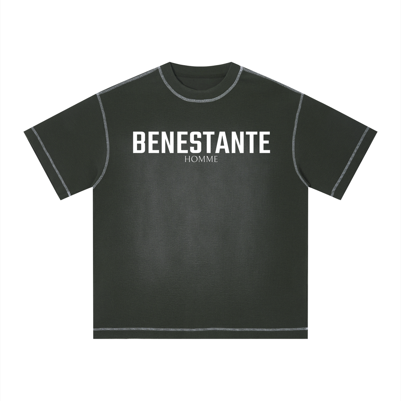 Unisex Sunfade Waffle Boxy T-Shirt