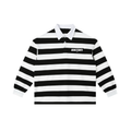 Color Block Stripe Polo Shirt