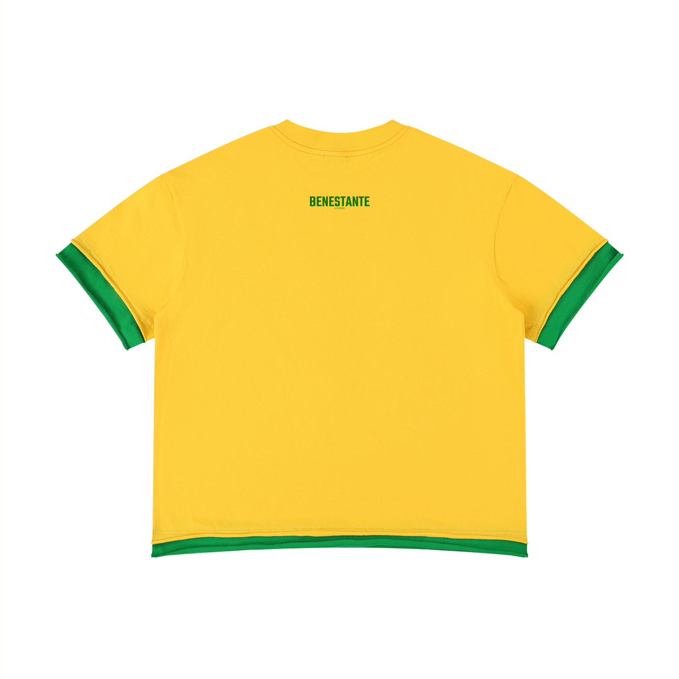 Unisex Boxy Color Block T-Shirt