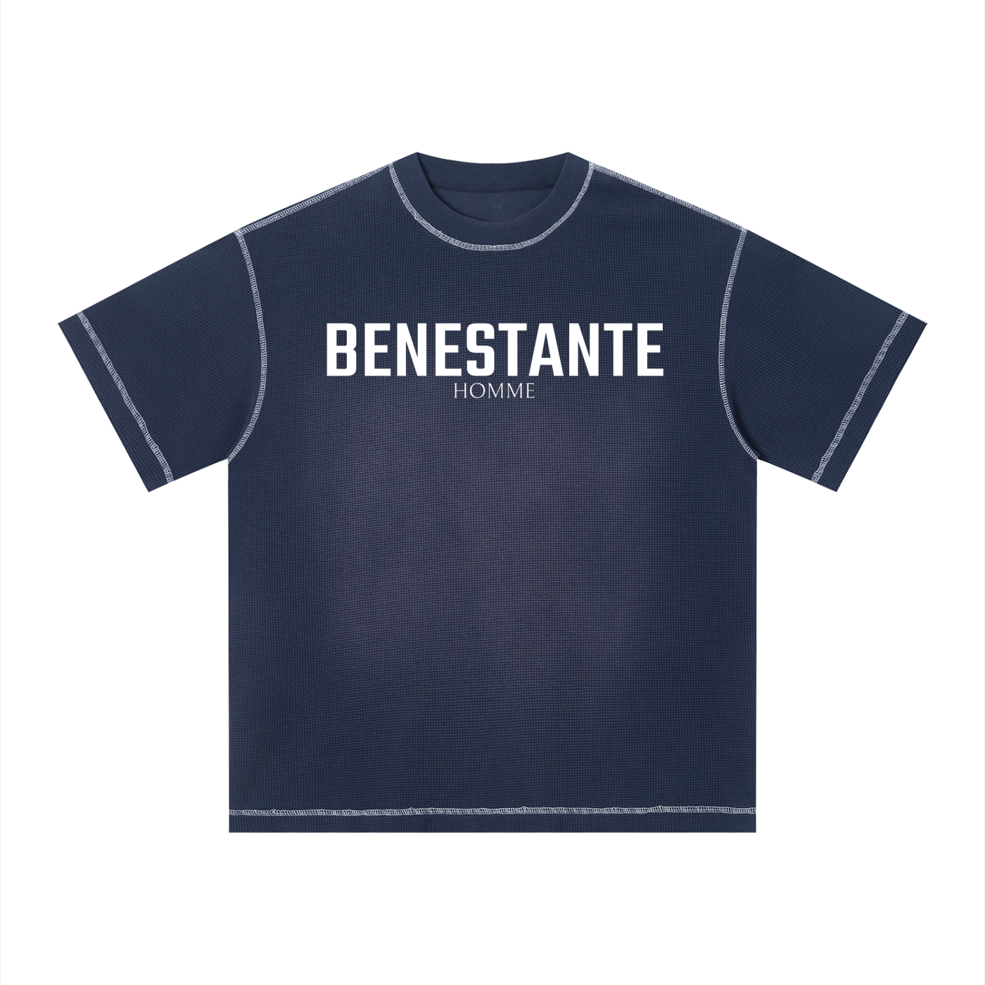 Unisex Sunfade Waffle Boxy T-Shirt