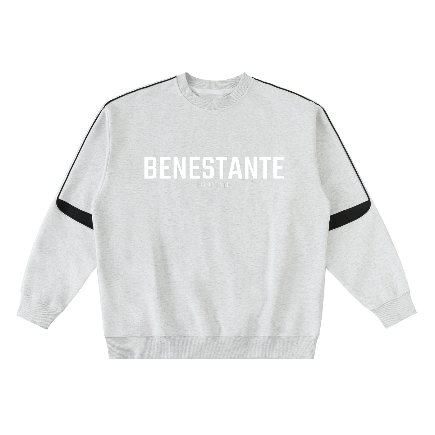 Oversized Crewneck Taped Sweatshirt