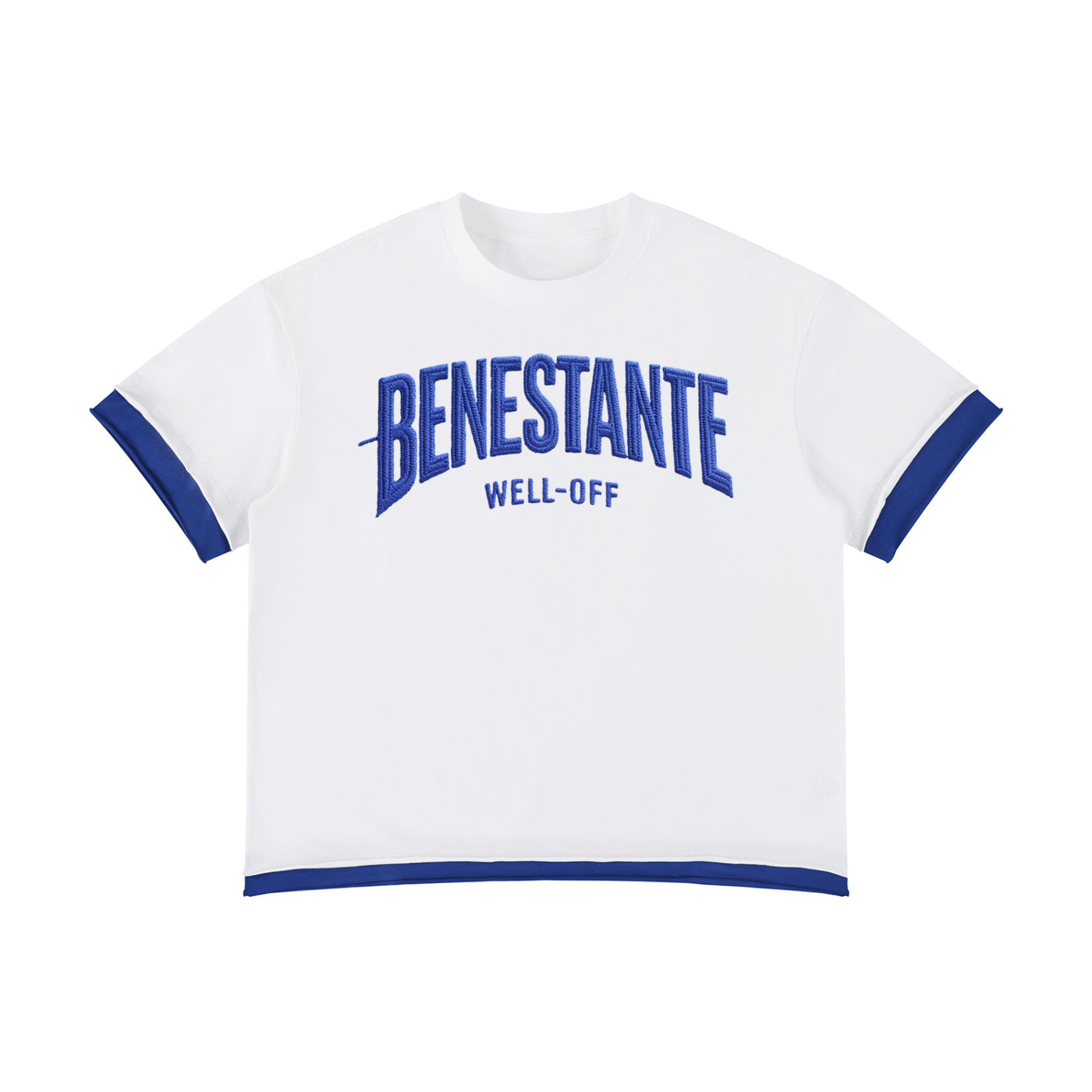 Unisex Boxy Color Block T-Shirt