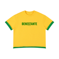 Unisex Boxy Color Block T-Shirt