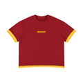 Unisex Boxy Color Block T-Shirt