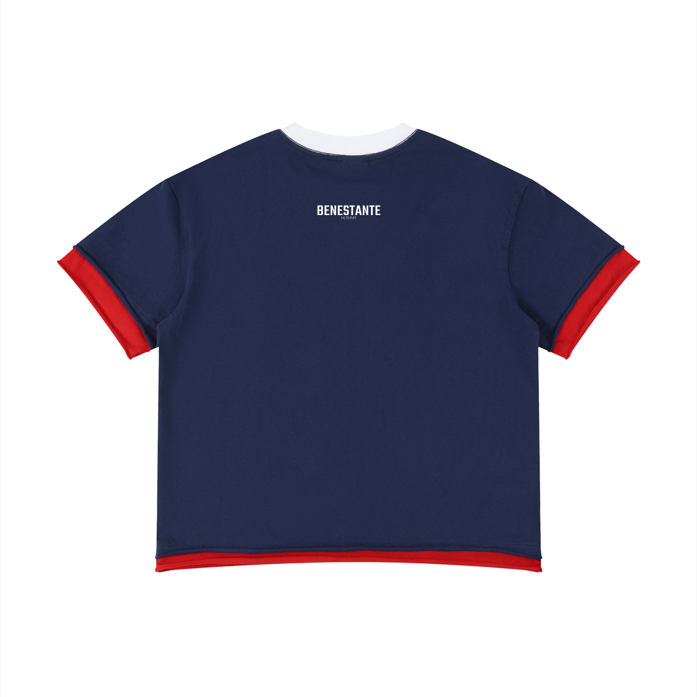 Unisex Boxy Color Block T-Shirt
