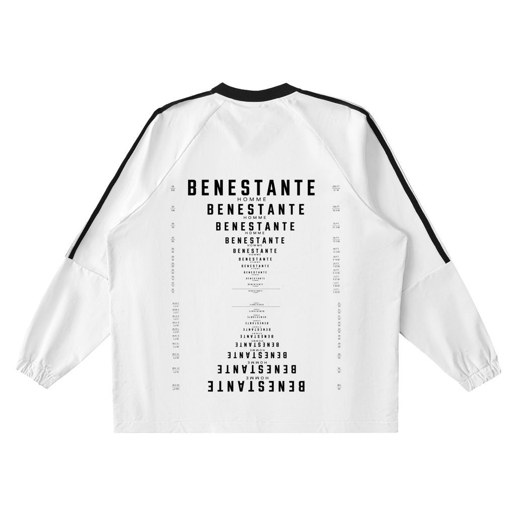 Color-Block V-Neck Long-Sleeve T-Shirt