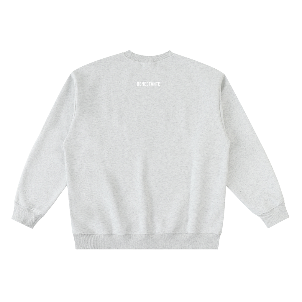 Oversized Crewneck Taped Sweatshirt