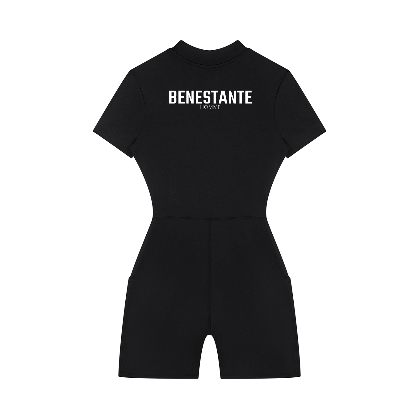 Women's Quarter-Zip Short Sleeve Romper