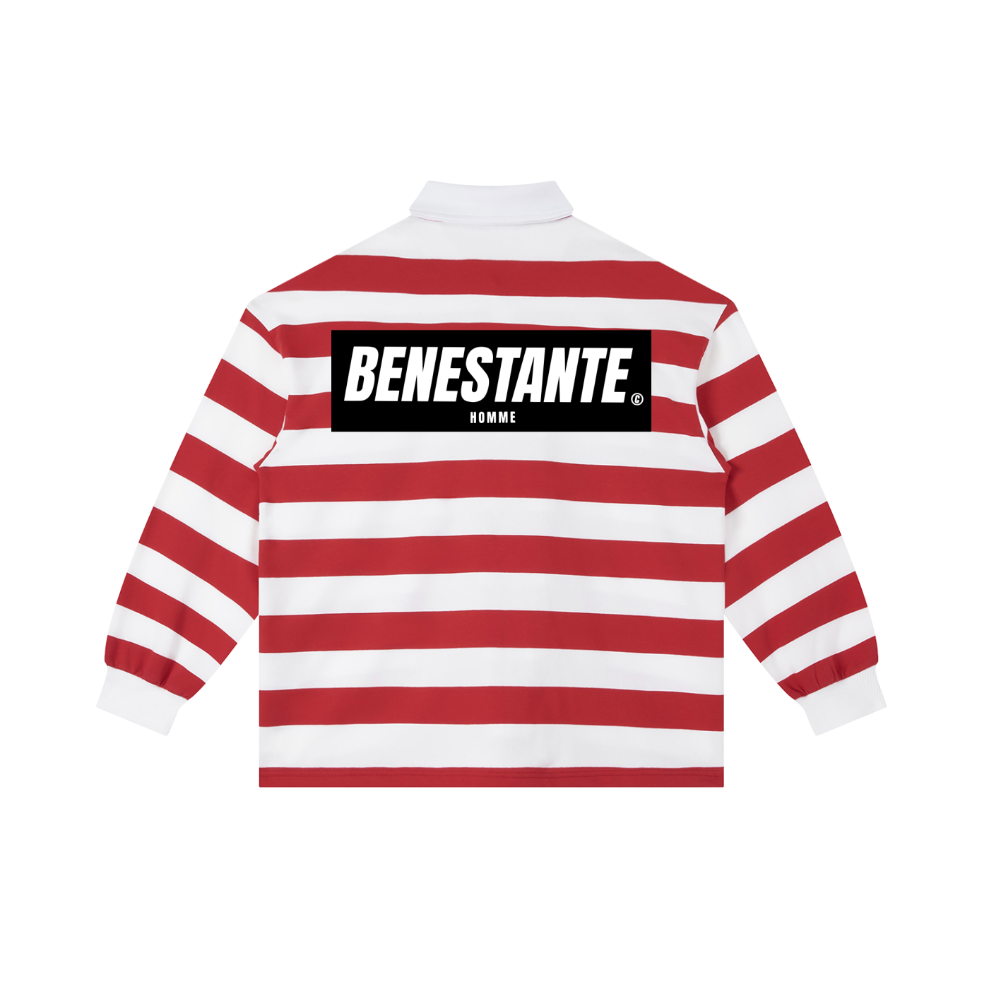 Color Block Stripe Polo Shirt