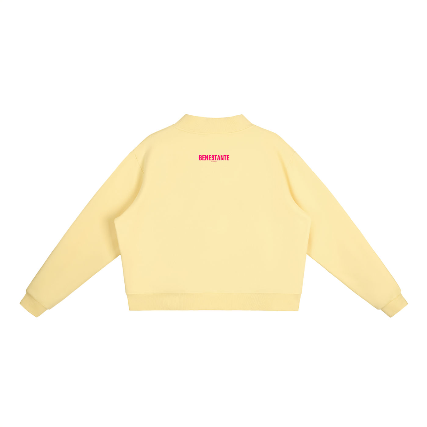 BENESTANTE - Fleece Mock-Neck Crew Sweatshirt