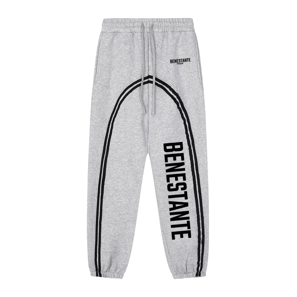 Sun Fade Contrast Tape Fleece Jogged Sweatpants